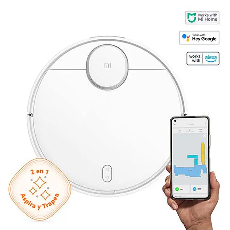 Xiaomi - Robot Vacuum-Mop - White 1