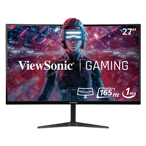 Monitor 27“ ViewSonic LED-backlit LCD Curved Screen IPS - HDMI / DisplayPort 
