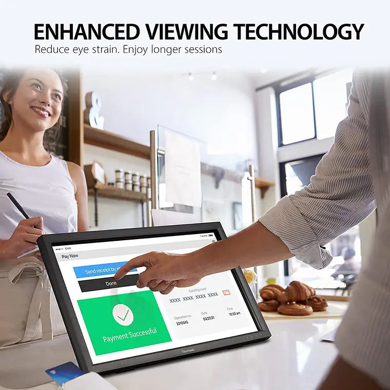 Monitor 24“ touchscreen ViewSonic  LED IPS - HDMI / DisplayPort - Black 6