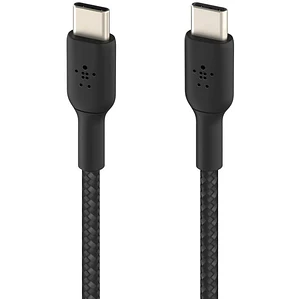 Cable USB-C Belkin Boost Charge a USB-C (M-M), Trenzado, 1m, Negro