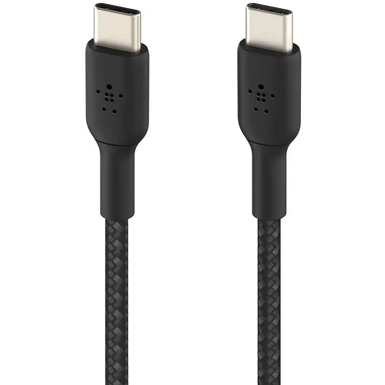 Cable USB-C Belkin Boost Charge a USB-C (M-M), Trenzado, 1m, Negro 1