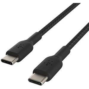 Cable USB-C Belkin Boost Charge a USB-C (M-M), Trenzado, 1m, Negro
