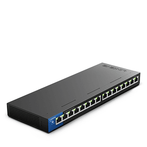 Switch 16 puertos Gigabit de escritorio para empresas Linksys LLGS116