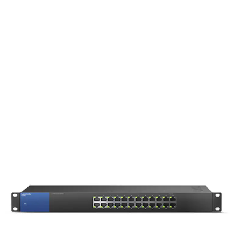 Switch 24 puertos Linksys Business LGS124 - Conmutador sin gestionar 10/100/1000 rack 1