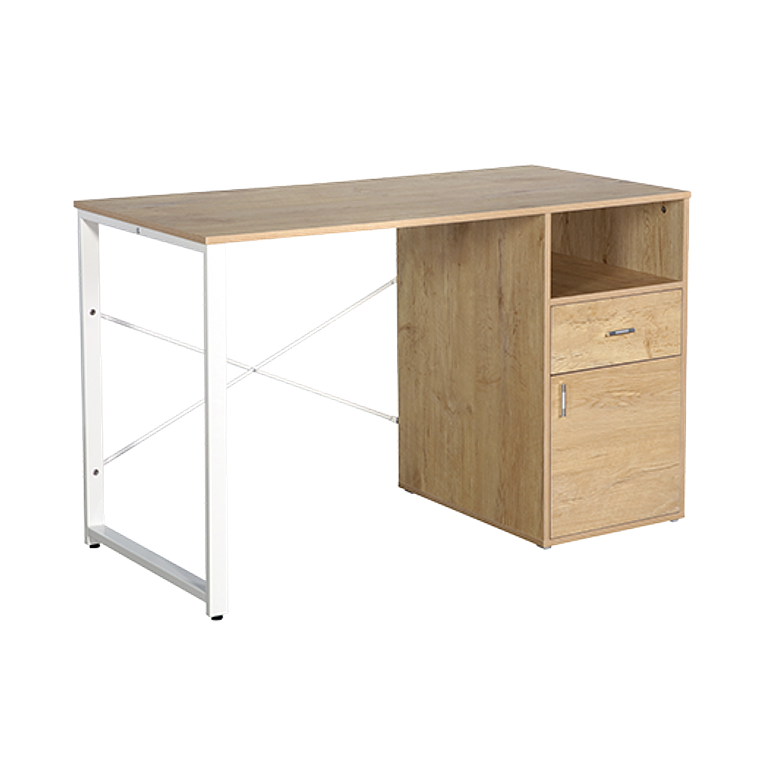 Xtech - Escritorio de un nivel con gabinete 1