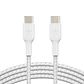 Cable USB-C Belkin Boost Charge a USB-C (M-M), Trenzado, 1m, Blanco - Miniatura 5