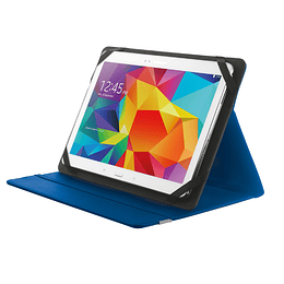 Funda Protectora Trust FolioCase, con Soporte Integrado, Tablets de 10", Azul