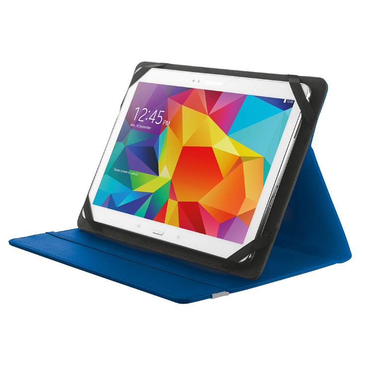 Funda Protectora Trust FolioCase, con Soporte Integrado, Tablets de 10