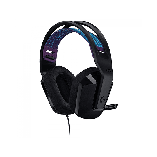 Audífono Logitech G335 Negro Gaming Headset 3.5mm - Certificación Discord