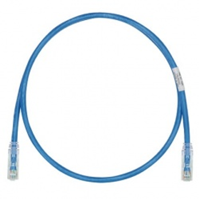 Panduit Cable Patch Cat6 UTP 28AWG, RJ-45 Macho - RJ-45 Macho, 2.1 Metros, Azul 1