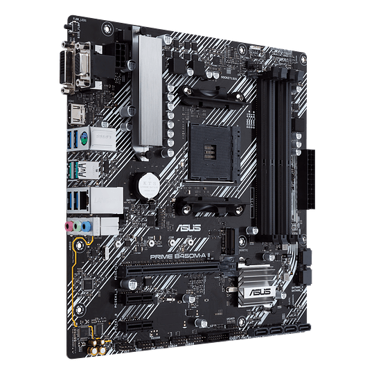 Placa Madre Asus AMD B450M-A II, Socket AM4, SATA 6 Gbps, BIOS FlashBack™ 