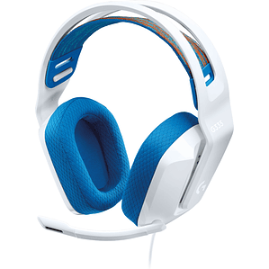 Audífonos Gamer Logitech G335 Conector 3,5mm, Plug and Play, Multiplataforma, Color Blanco