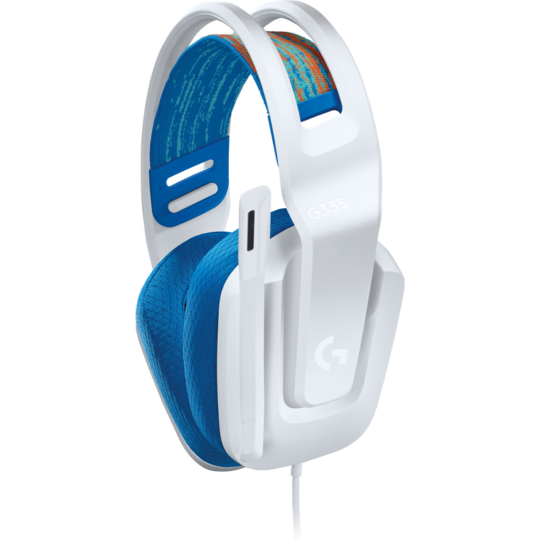 Audífonos Gamer Logitech G335 Conector 3,5mm, Plug and Play, Multiplataforma, Color Blanco 2