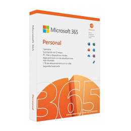Microsoft 365 Personal, 1 PC, 1 Año, Español, Windows/Mac
