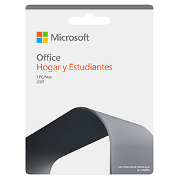 Microsoft Office Hogar y Estudiantes 2021, 1PC, versión español