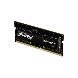 Memoria Ram 8GB DDR4 3200Mhz CL20 SoDimm Kingston FURY Impact, Non-ECC