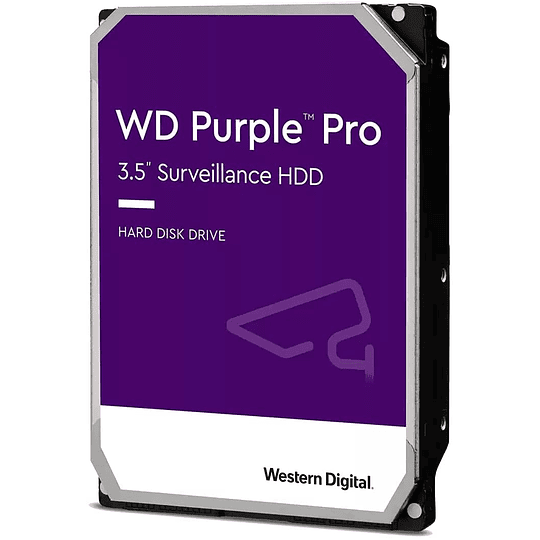 Disco duro 12TB interno | WD Purple Pro 3.5“ SATA 6 Gb/s, Vigilancia 