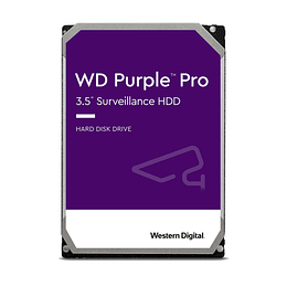 Disco Duro Western Digital WD101PURP, 10TB, 7200RPM, SATA 6GB/s, Para Vigilancia, 3.5"