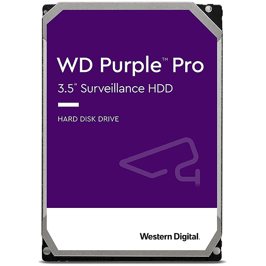 Disco duro 12TB interno | WD Purple Pro 3.5“ SATA 6 Gb/s, Vigilancia 