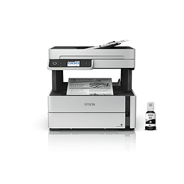 Epson M3170 - Impresora / Escáner / Copiadora - Chorro de tinta - Monocromo - Wi-Fi / USB 2.0 - A4 (210 x 297 mm) / A6 (105 x 148 mm) / Folio (216 x 330 mm) - Duplexador automático