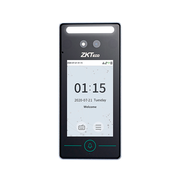 ZKTeco -Terminal de control de acceso con lector de huellas dactilares y cámara 1