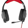 Audifono Gamer Trust GXT 322 Carus, Black, Micrófono flexible y banda de la cabeza ajustable