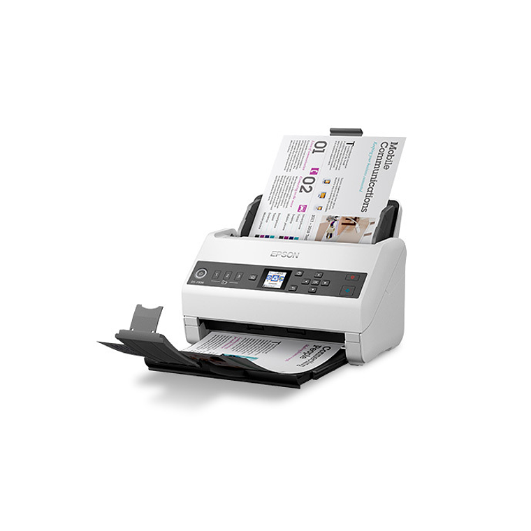 Escaner Epson WorkForce DS-730N | Color en red  1