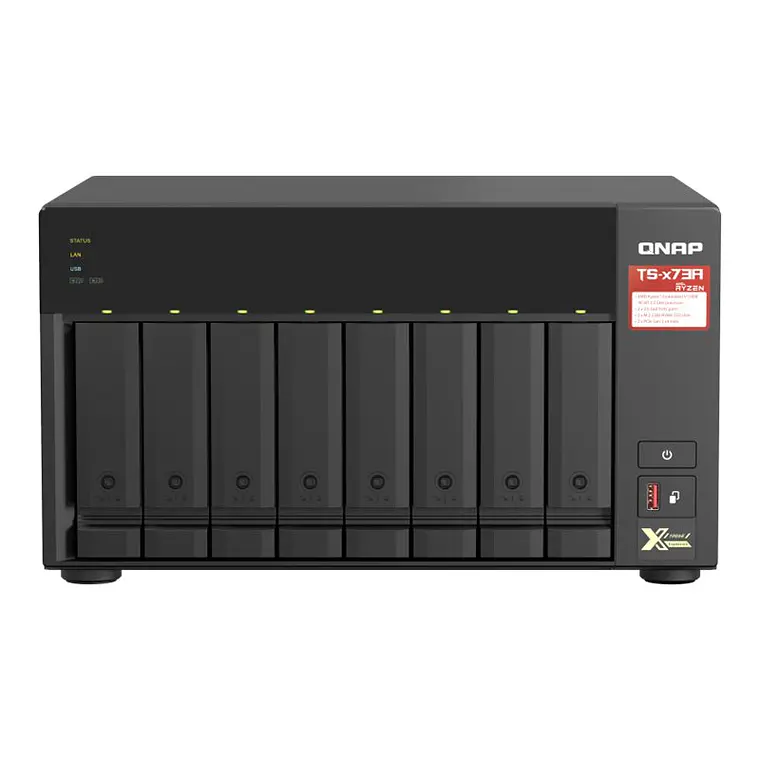 Servidor NAS QNAP 8 bays de escritorio (AMD Ryzen V1500B de cuatro núcleos ) 2