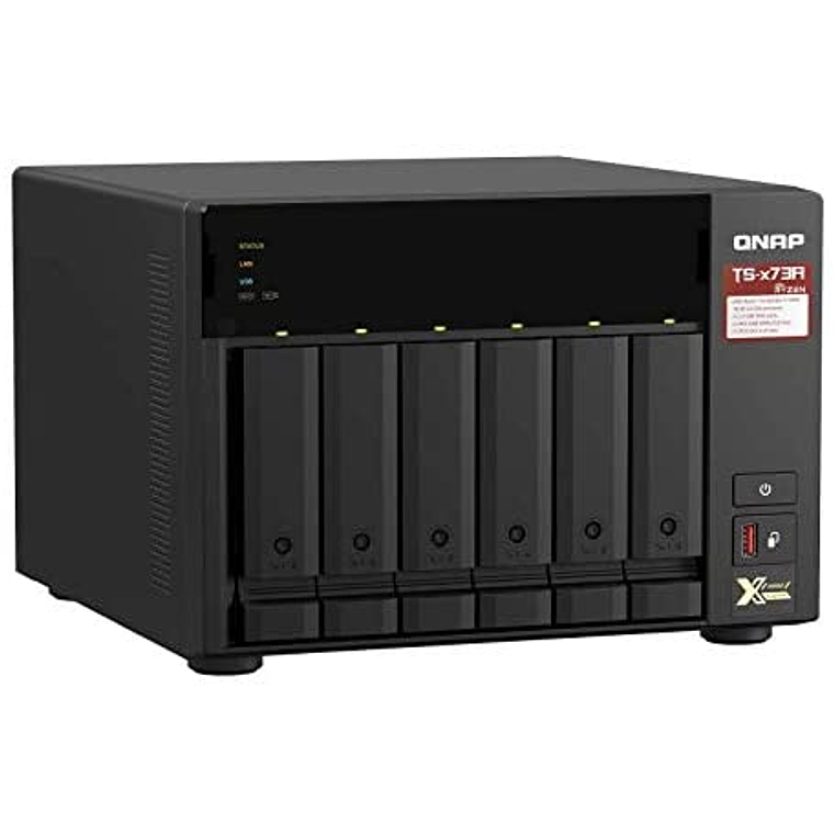 Servidor NAS QNAP 6 bahías con 2 puertos de 2.5GbE - TS-673A-8G-US 2