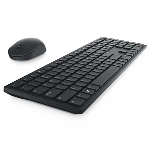 Kit de Teclado y Mouse Dell KM5221W, Inalámbrico, USB, Negro