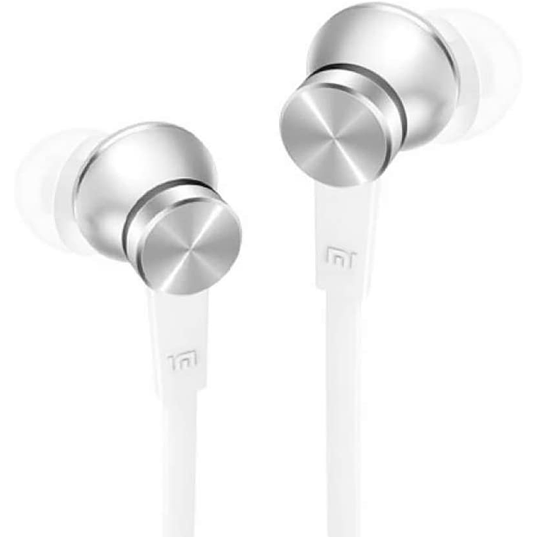 Auriculares internos con micro - en oreja - cableado - conector de 3,5 mm - plata 2