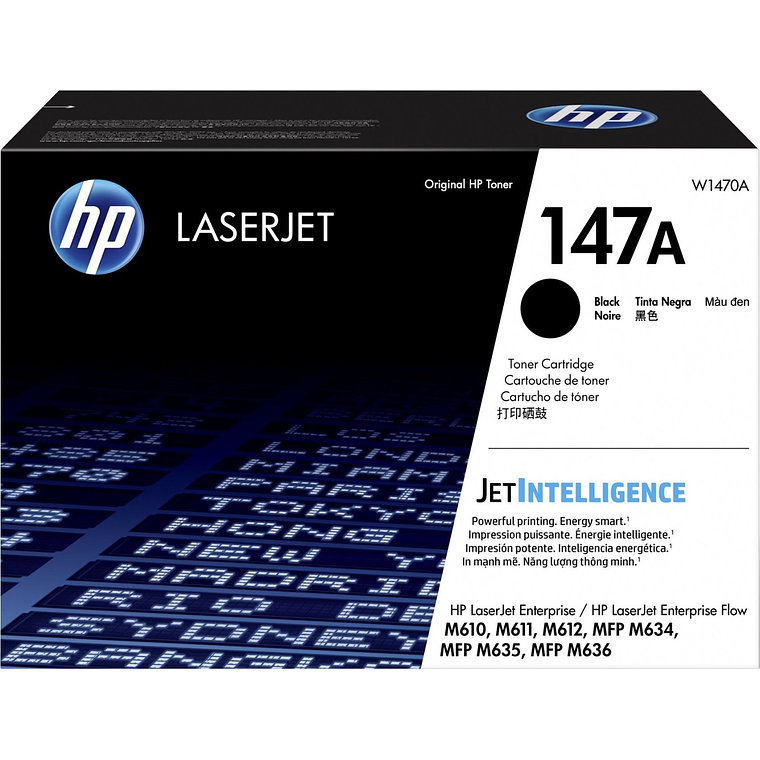 Cartucho de Toner HP 147A color Negro W1470A 1