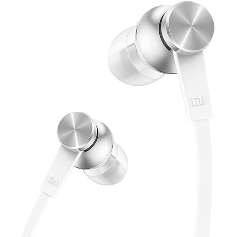 Auriculares internos con micro - en oreja - cableado - conector de 3,5 mm - plata 4