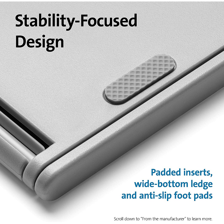 Soporte ergonómico ajustable para portátiles de hasta 14