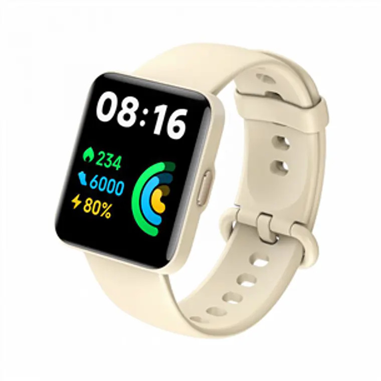 Smartwatch Xiaomi Redmi Watch 2 Lite compatible con iOS y Android, Resistente al Agua, Bluetooth 5.0. Color Beige 1