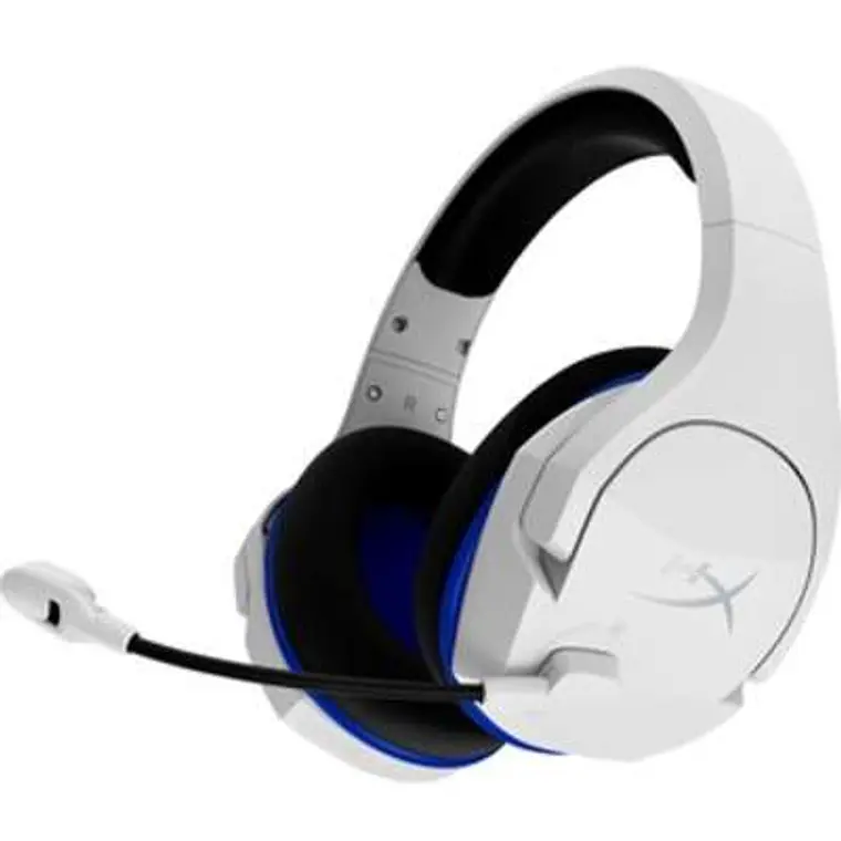 Auriculares inalámbricos para juegos (Blanco-Azul) 1