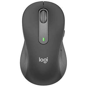 Mouse Óptico Inalámbrico Logitech M650, Mano Izquierda, Hasta 2000 dpi, Bluetooth, USB. Color Grafito.