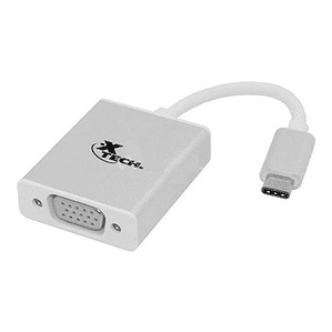 Xtech - Display adapter - USB Type C - VGA - Glossy white 