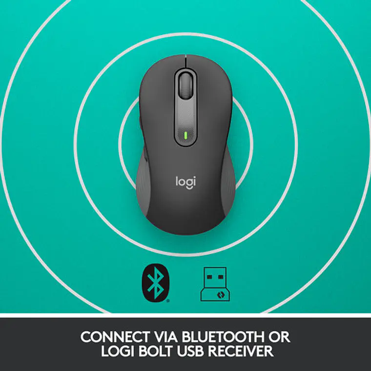 Mouse inalámbrico Logitech Signature M650 L (grafito) 4