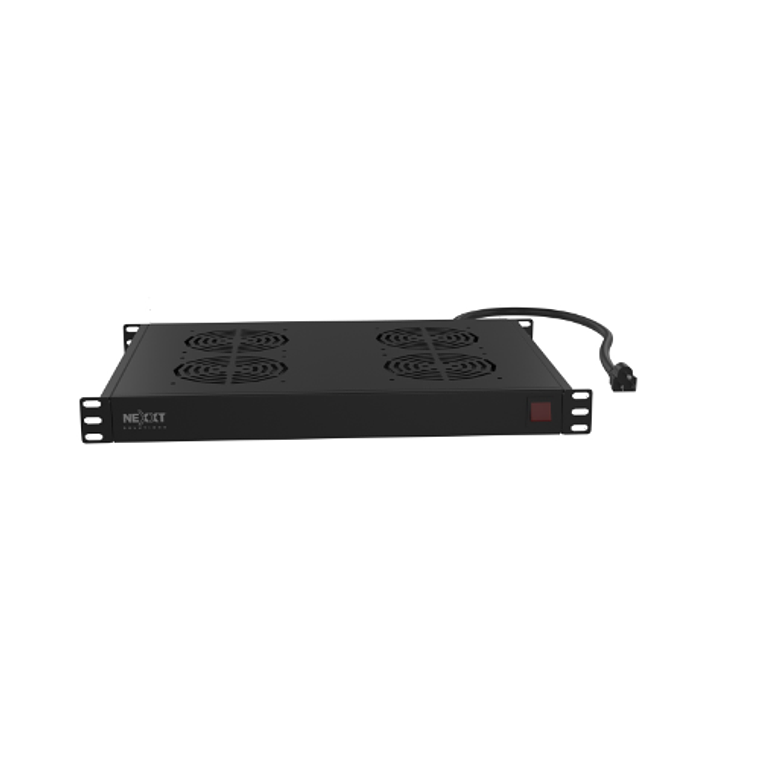 Nexxt Solutions Infrastructure - Rack fan tray - 1U 4-fan 110/220V 1