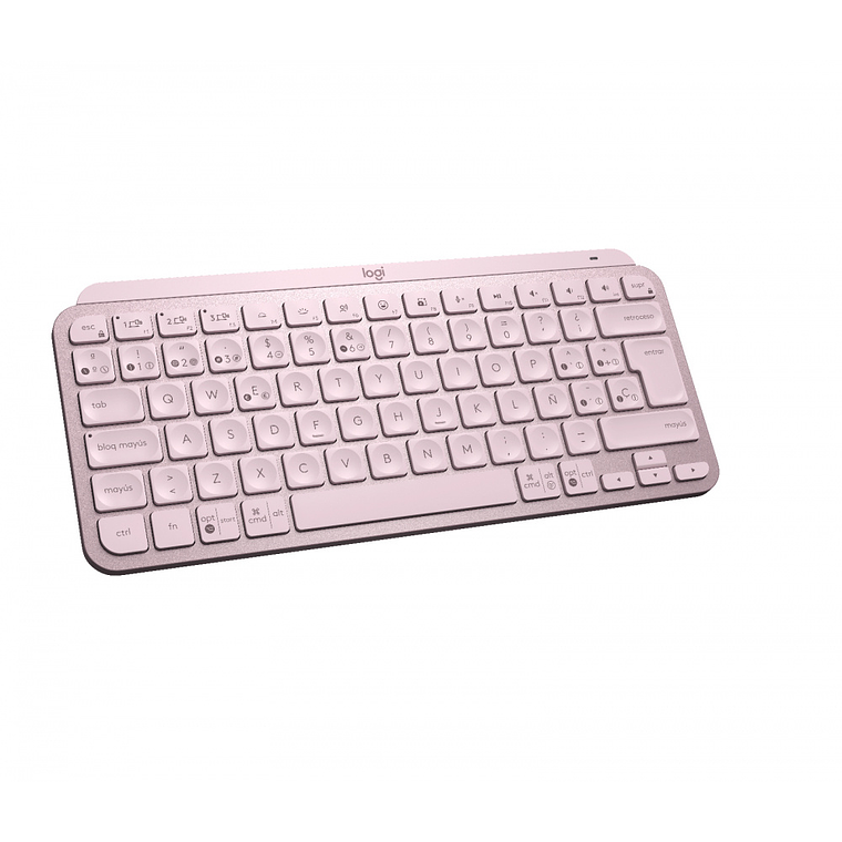 Teclado Logitech Mx Keys Mini, Inalámbrico, RF Wireless/Bluetooth, Rosado 2