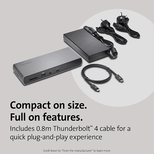 Replicador de Puertos Universal Thunderbolt 4 Dual