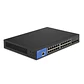 Switch 24 Puertos Linksys Gigabit LGS328C Ethernet y 4 puertos 10G SFP+. - Miniatura 2