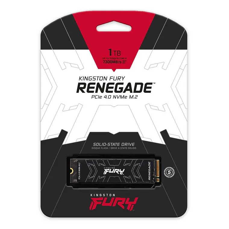 Disco duro 1TB interno SSD | Kingston FURY Renegade M.2 2280 - PCI Express 4.0 (NVMe) 3