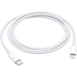 Cable Apple USB-C a Lightning, Largo 1 Metro, Blanco