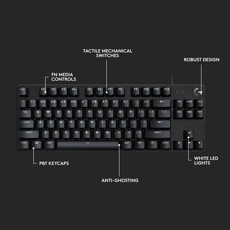 Teclado mecánico para juegos Logitech G413 SE  11