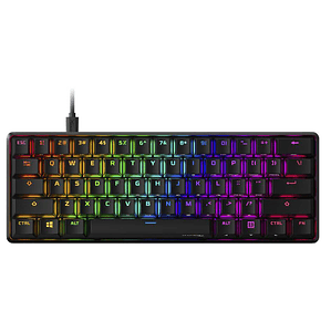 HyperX - Keyboard - Wired - English / Spanish - Ergonomic Design - Aura red