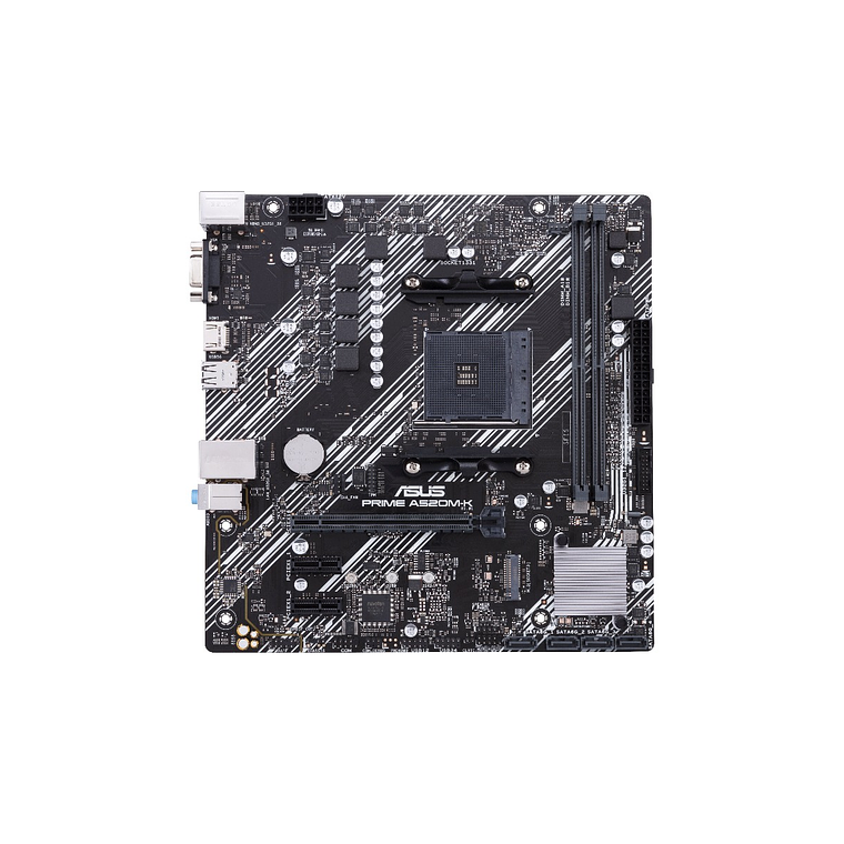 Placa Madre ASUS Prime A520M-K AM4 AMD Ryzen A520, SATA 6Gb/s, M.2, HDMI, VGA, Micro-ATX, DDR4 2