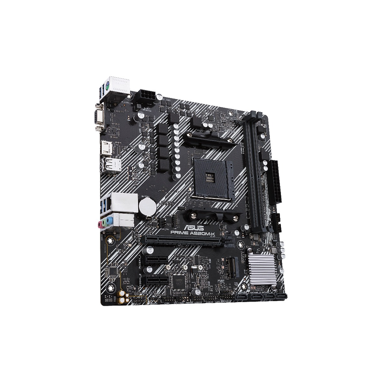 Placa Madre ASUS Prime A520M-K AM4 AMD Ryzen A520, SATA 6Gb/s, M.2, HDMI, VGA, Micro-ATX, DDR4 5