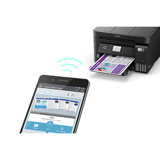 Impresora Multifuncional Epson EcoTank L6270 | Color USB 2.0 / Wi-Fi / LAN